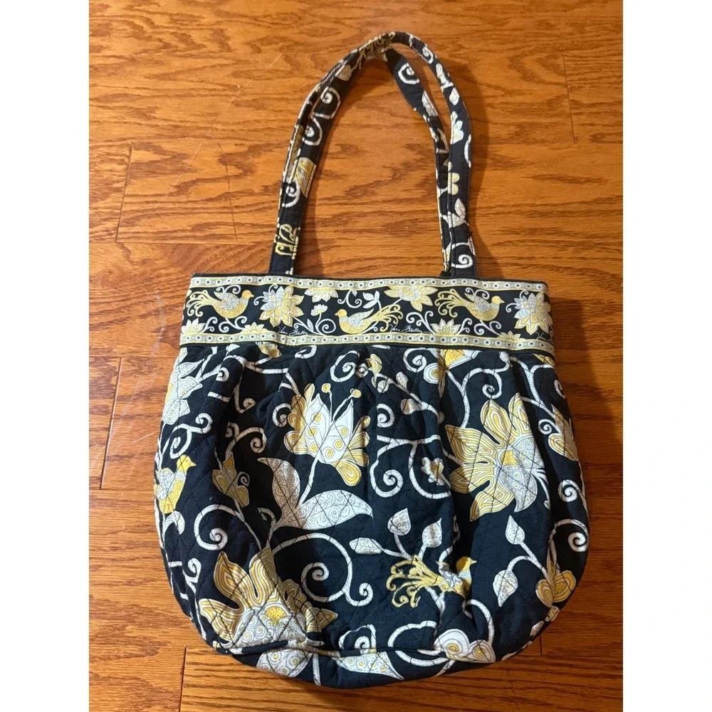 Vintage Retired Vera Bradley Yellow Bird "Little Betsy" Shoulder Bag Y2K 90s GUC